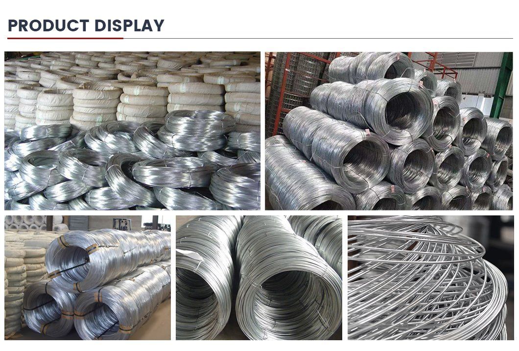 Factory Direct Sales Swg AWG Bwg Gauge 5-10 Customized Size Low Carbon Steel Wire Hot Dipped Gi Wire Galvanized Steel Wire Spot Sales