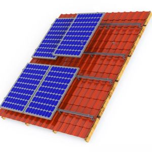 Buy cheap OEM Pitched Solar Tile Bracket Solar Panel Mounting Structure product