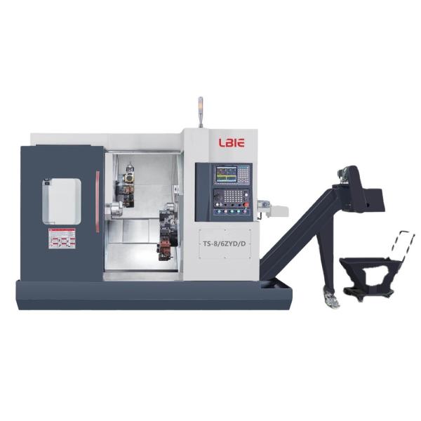 Quality Automatic Horizontal Dual Spindle Dual Turret Lathe With Twin Spindles for sale