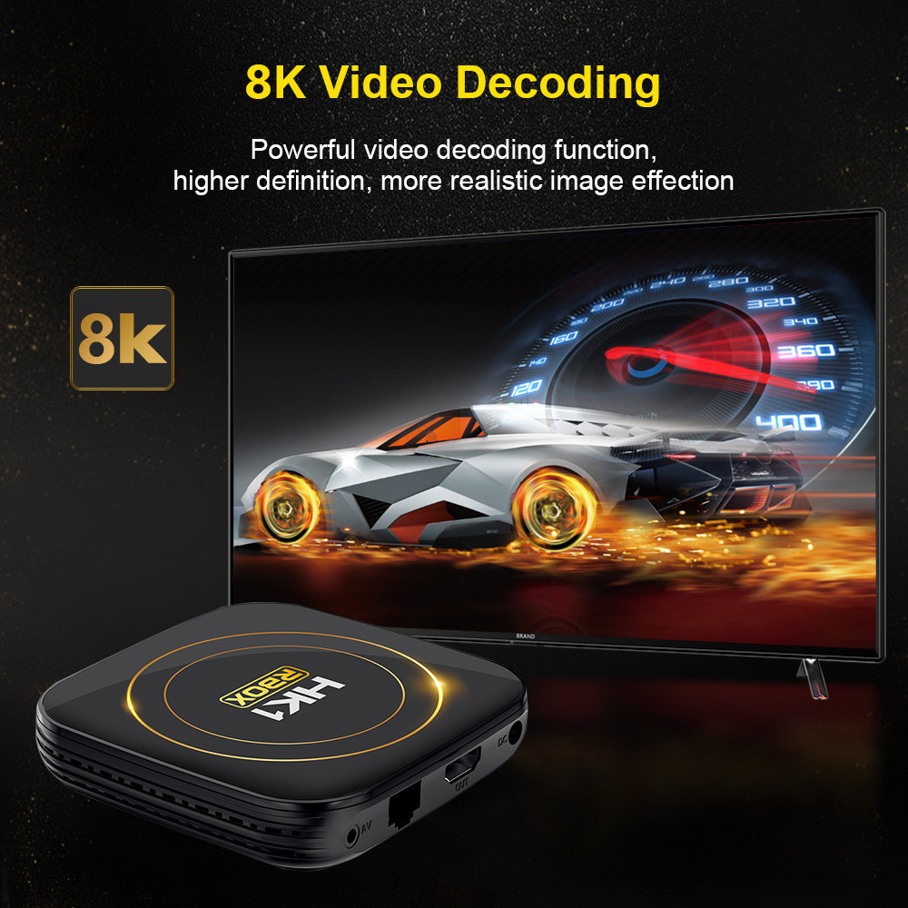 6K Video Decoding Live IPTV Box Android 12.0 IPTV Cable Box H618 Hk1rbox H8s