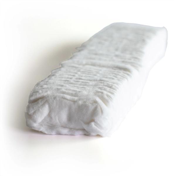 Quality Zig Zag Sterilized Swabbing Wounds Surgical Cotton Wool for sale