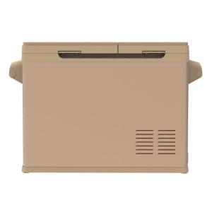 China Leapcool DC Optional Battery 12V Camping Dual Zone Portable Freezer COMPRESSOR Car Fridge on sale