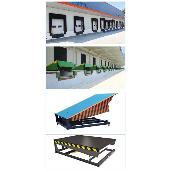 Cylinder 220V Hydraulic Loading Ramp Stationary Truck 2000mm 10000kg capacity