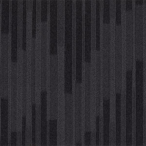 Striped 100%solution dyed Invista Nylon 6 carpet tile