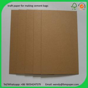 China BMPAPER High Quality Test Liner Fluting Paper For Making Craft Paper Box  for cement bags on sale