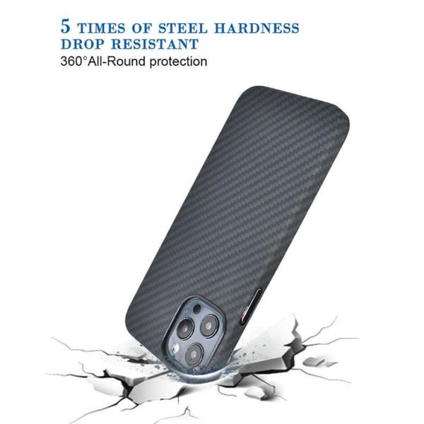 iPhone 12 Pro Max Aramid Fiber Full Protection Case With Crater Design
