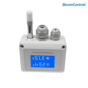 Buy cheap Air Duct Mounted Temperature Humidity Transmitter Digital Output product