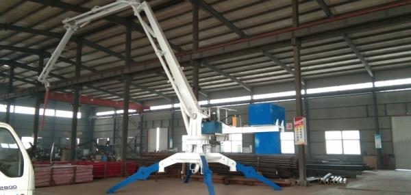 Quality Hydraulic 5.5kw Concrete Placing Boom 360 Degree Rotation With 3m Hose for sale