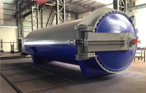 China Rubber Vulcanizing Autoclave With Safety Valve  And Chain Lock System on sale