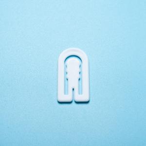 33mm Transparent U Shaped Plastic Clips For Garment Fastener