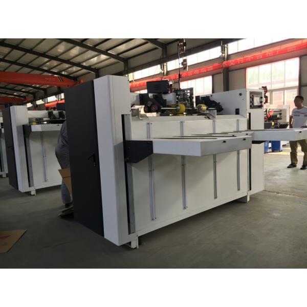Steel Material Corrugated Box Stitching Machine Power 4HP Adopt Stepping Motor Driving
