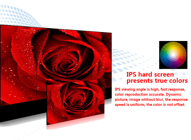 Digital Signage Video Wall Screens , Indoor Advertising Display 4 Screen Video Wall