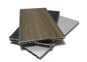 Buy cheap Fireproof Aluminium Bead Core Composite Panel Lattice Wave Non Combustibility product