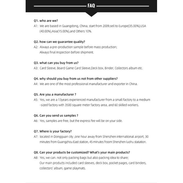 PP Matte Clear Card Sleeves 73x73mm Square Ideal For Tournaments