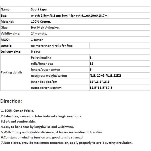 2"x5yards self-adhesive camo colored elastic cohesive bandage, breathable waterproof camouflage home care products kines