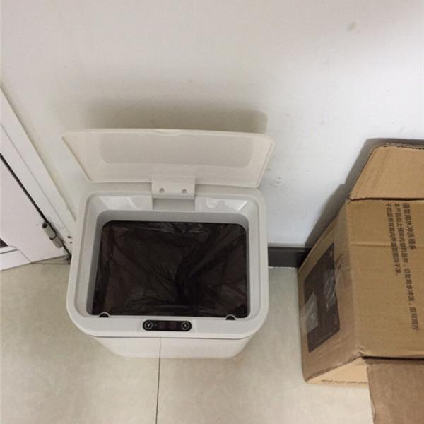 Induction Style 12L Motion Sensor Trash Can Open Top Structure For Indoor /