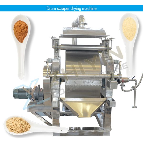 Customized Chemical Crystallization Material Drum Scraper Drying Machine Calcium Carbonate Drying Machine Antioxidant Processing Scraper Drying