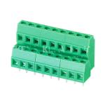 128B-3.5 3.81 Double Layer PCB Screw Terminal Block Green Plastic Material pcb