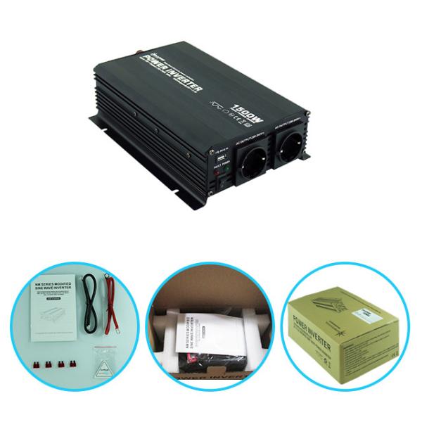 Solar 1.5KW Black Modified Sine Wave Power Inverter For Home