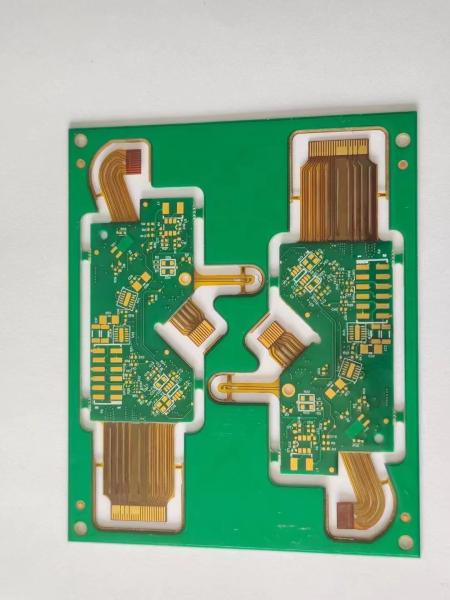 4 Layers Rigid Flex PCB 1.0mm High Performance FR4 TG180 Material