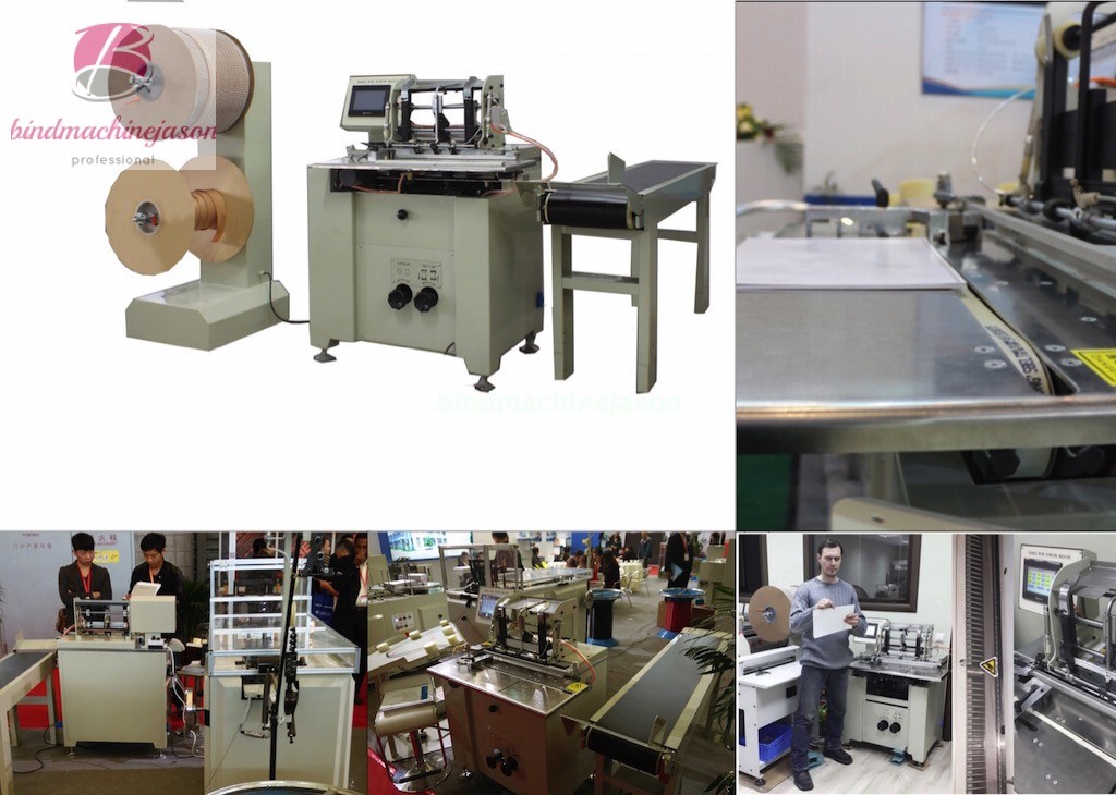 Semi automatic wire binding machine DCA520 for calendar produce