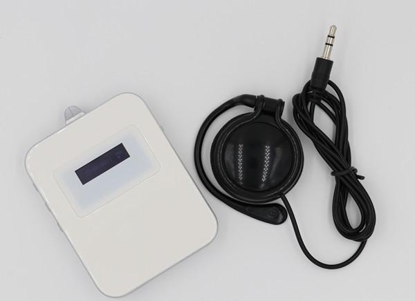 Quality Eight Languages Tour Guide Audio System , Wireless Guide System 50g Weight for sale