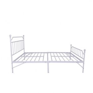 Customizable Size Wrought Iron Platform Bed Durable 0.6-1.5mm Thick Pipe