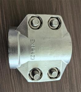 China Stainless Steel Precision Investment Casting Hose Fitting With Safety Clamps on sale