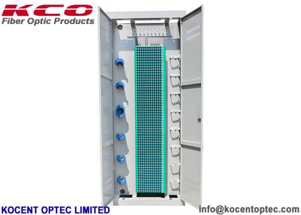 Quality 19 Inch Fiber Optic Terminal Box Distribution Frame ODF Rack SC UPC APC 720 Cores for sale