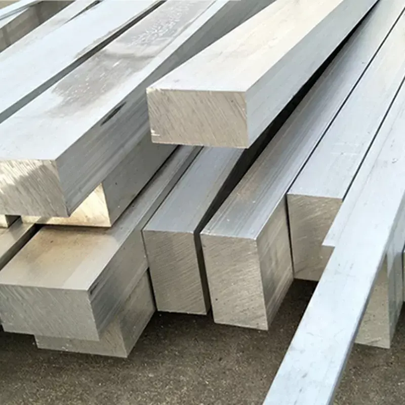 7075 T6 Aluminium Flat Bar 8mm 180mm Width Alloy Extrusion Profile Silver Polished Surface