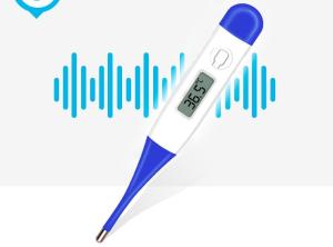 China OEM LOGO Digital Baby Thermometer Flexible Tip For Children on sale