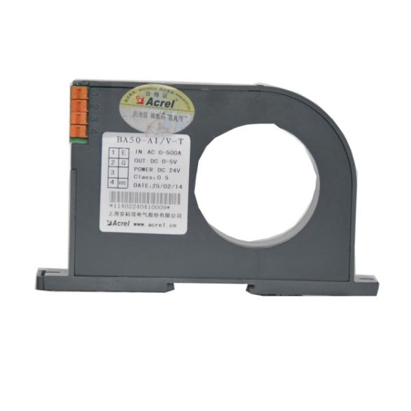 BA Series Din Rail Acrel Ac Current Transducer Straight Through 4-20ma 0-5v