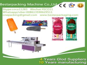 Buy cheap {hard popsicle wrapping machine, ice cream with stick flow pack,food popsicle flow pack} product