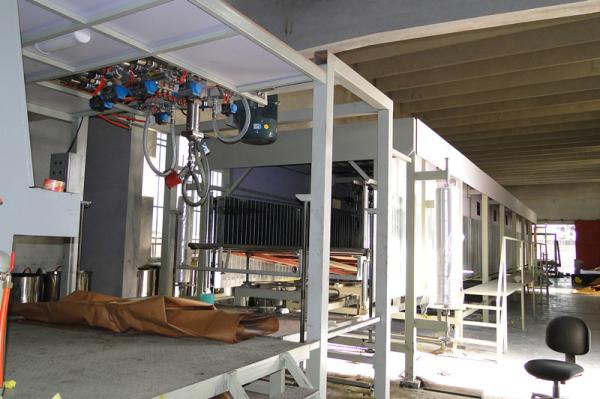 Quality 380V Polyurethane Foam Machine , Sponge Production Line For Sofa / Shoes for sale