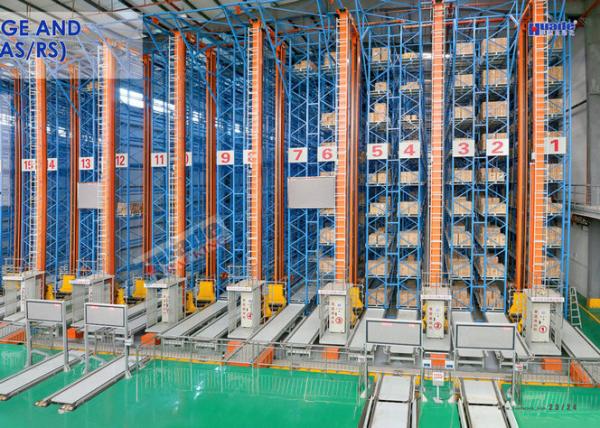 Quality Pallet Rack Automated Storage Retrieval System S235JR Material Lage Scale for sale