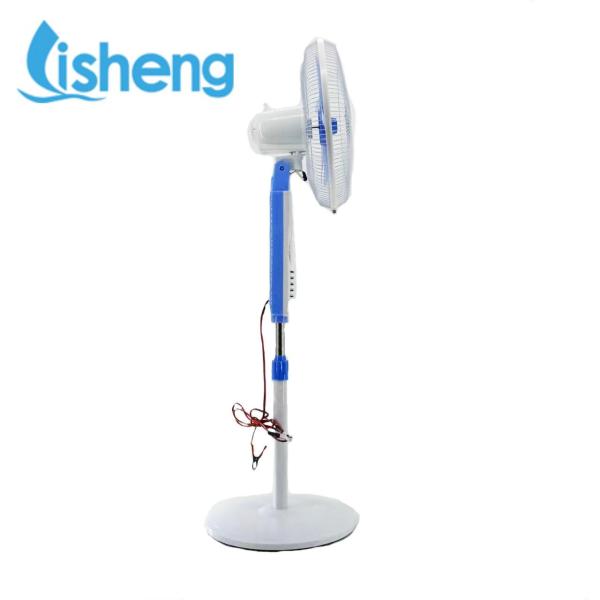 White Mucarelling Industrial 18 Inch Solar Rechargeable Fan