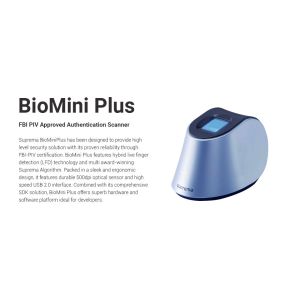 Buy cheap BioMini Plus Suprema Biometric Fingerprint Reader product