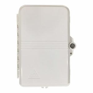 Buy cheap ABS CATV Fiber Optic Termination Box 8 Core SC Adapter With White Color product