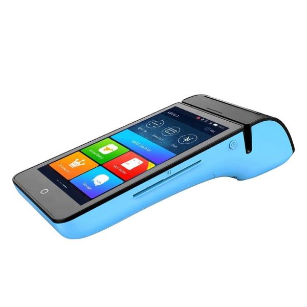 P3 WLAN2.4G Android EMV POS Terminal Portable PBOC All In One Capacitive Touch