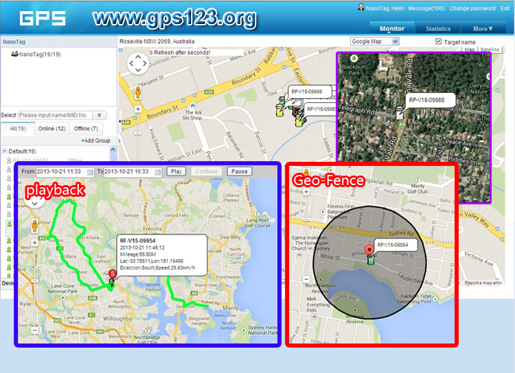 reachfar rf-v10+ motorcycle anti-theft gps tracker with app, free software gps gsm tracking