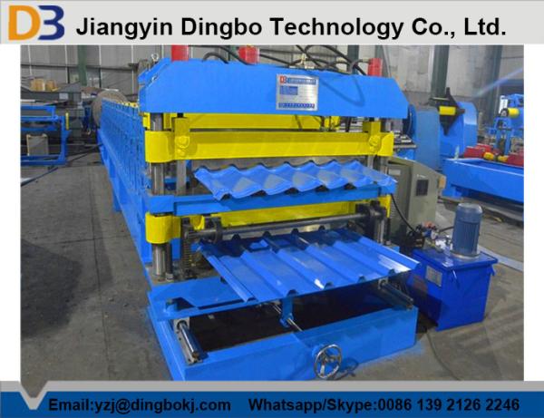 Quality Steel Tile Forming Machine with PLC Control System for Industry and Civilian Building for sale