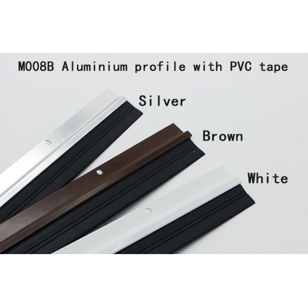 20mm CE PVC rubber Door Bottom Seal Strip Prevent Mosquitoes for Hotel