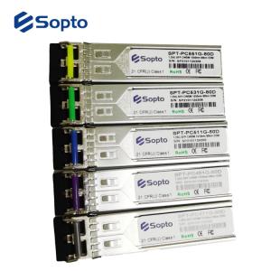 China FTTH SFP Ethernet Optical Transceiver CWDM 1.25G 80km LC Interface on sale