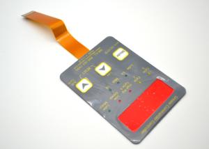China Professional FPC Membrane Keyboard Switch With LED Display On Surface on sale