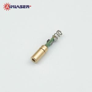 650nm 5mW Full Brass Red Dot Laser Diode Module with External Driver and Spring for Gun Aiming Laser Sight CW Laser Type