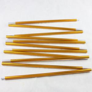 Anodized Surface Adjustable Tent Poles , 19mm Adjustable Aluminum Tarp Pole