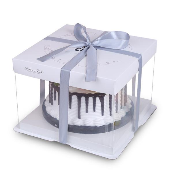 Quality Customizable Rectangle Pastry Container Design For Dependable Food Package for sale