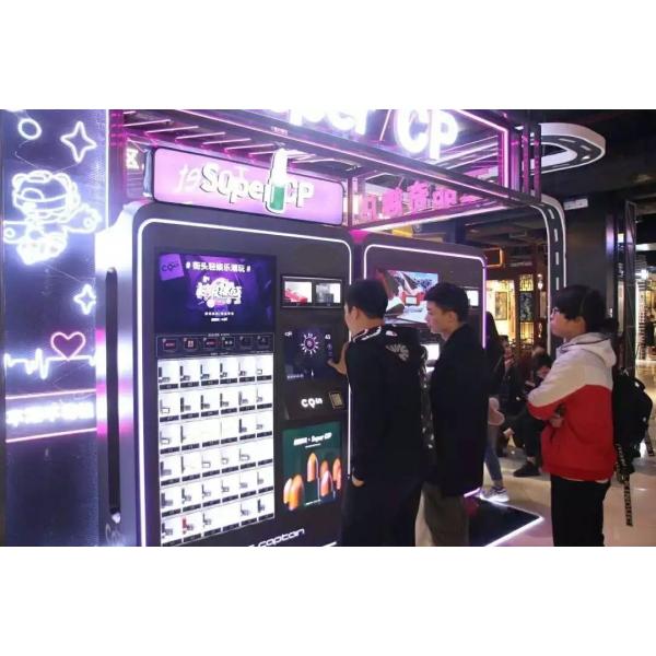 220V Makeup Coin Vending Machine , Self Service Lipstick Vending Machine