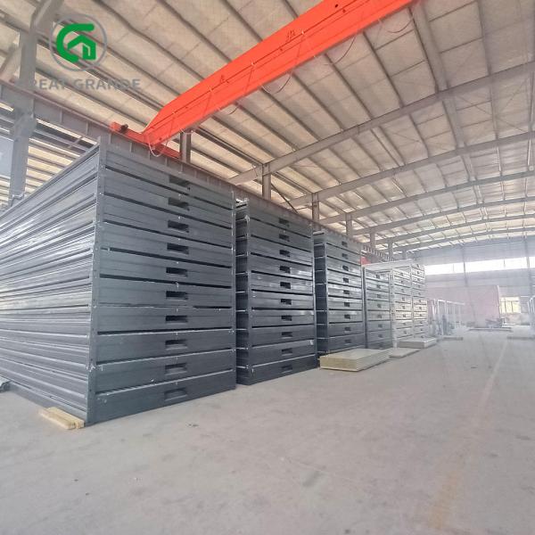 Folding Prefabricated Towable Site Shed Building Container Space-efficient