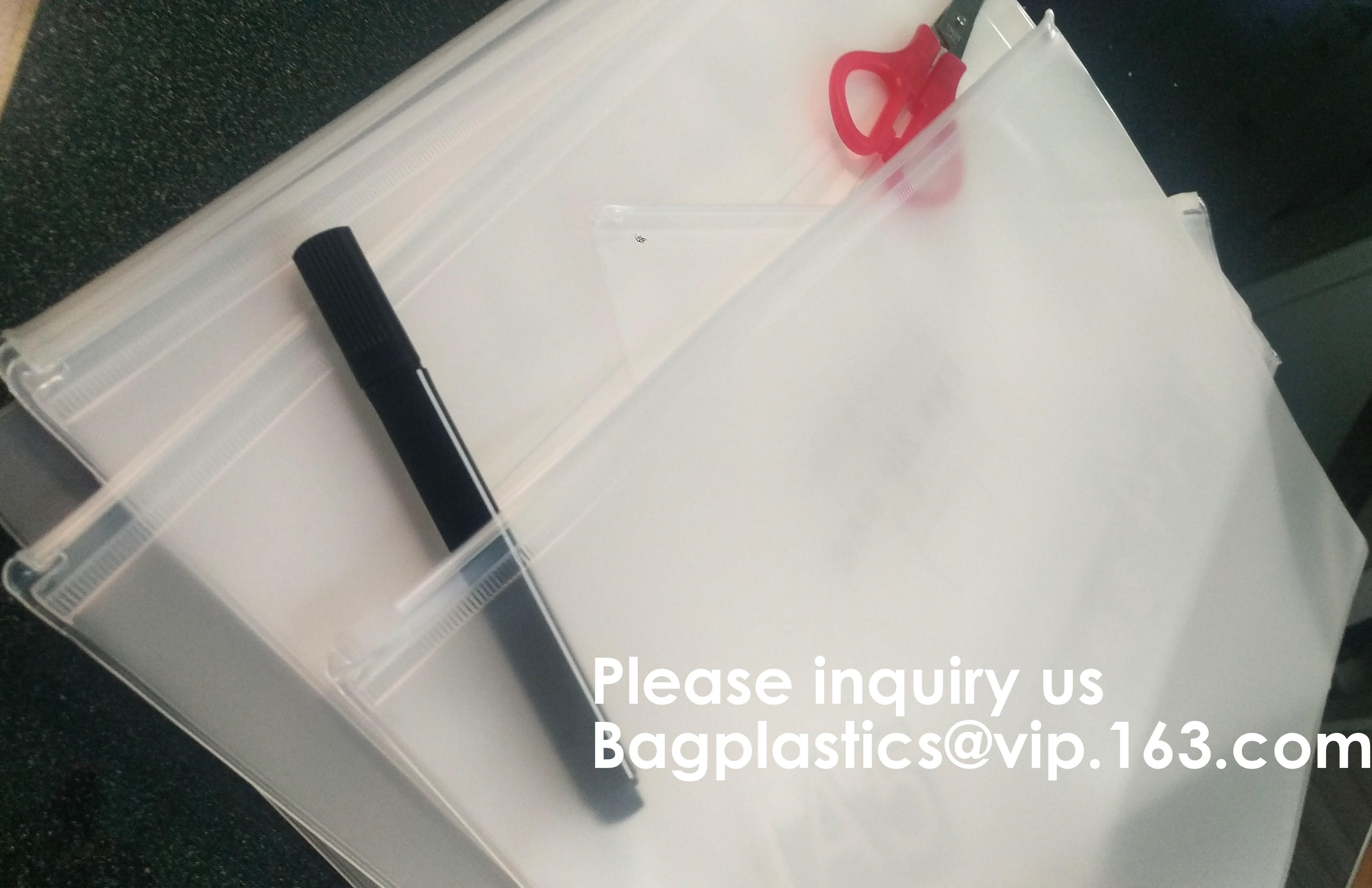 Waterproof Pp File Bag For School or Office,Document File Bag/Pp/Pvc Document File Bag,Students Learning Files Storage